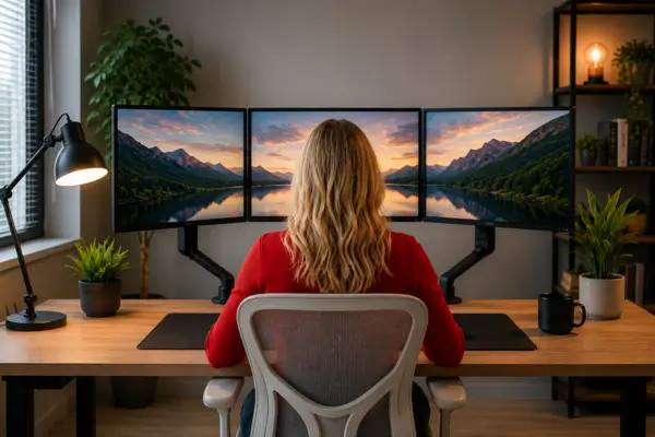 Ergonomics for Multiple Monitors: Smart Ways to Optimize Your Visual Workspace 4 Ergonomics for Multiple Monitors: Optimizing Workspace